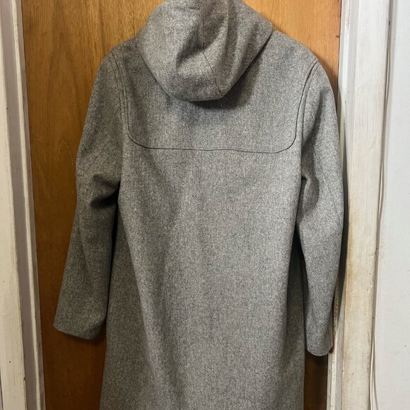 COS Hooded Gray Winter Coat, Size 36r - Picture 3 of 3